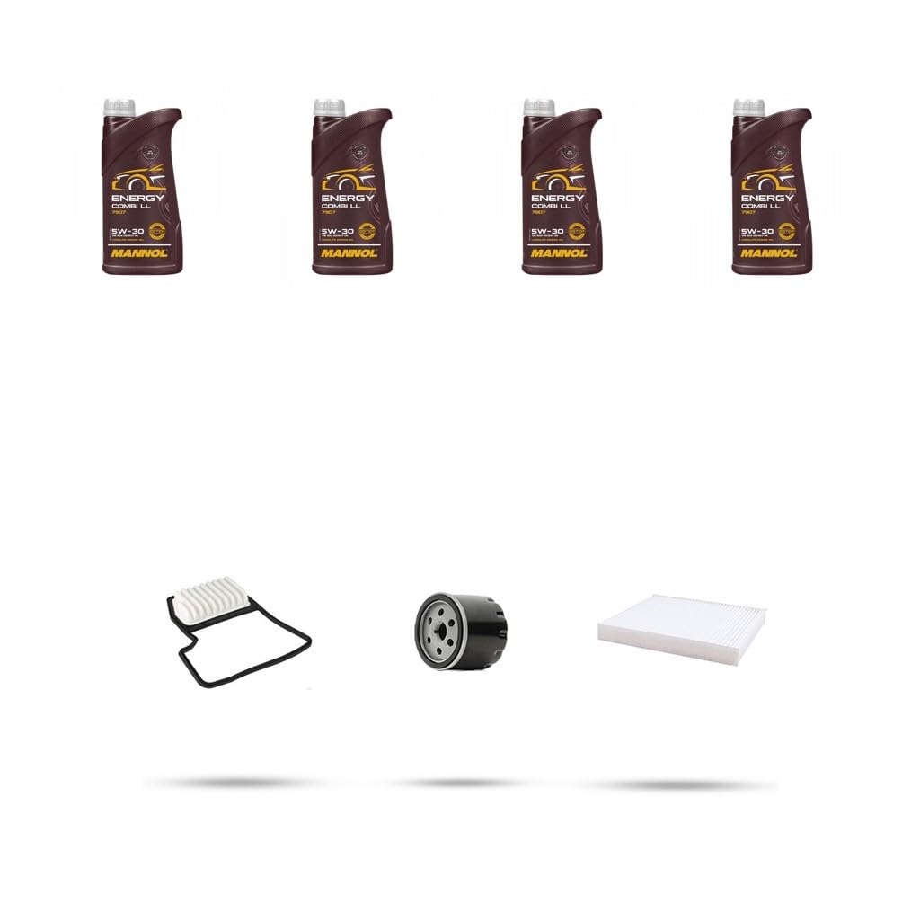 Kit tagliando 3 FILTRI e 4L OLIO M compatibile con Suzuki Swift V 1.2 Hybrid 61kw dal 2020