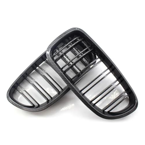 Calandre de course double lame look carbone pour sublimer votre BMW Serie 5 F10