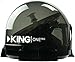 KING KOP4800 One Pro Premium Satellite TV Antenna - Works with Dish, DIRECTV, or Bell (Canada), Western Arc Satellites, Clear (Smoke)