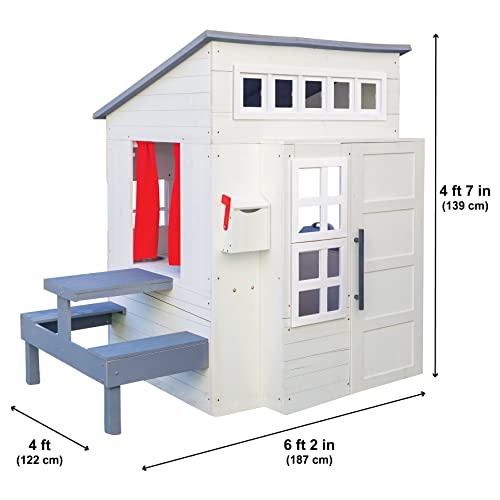 Kidkraft 10236 Modern Outdoor Wooden Playhouse thumb #6
