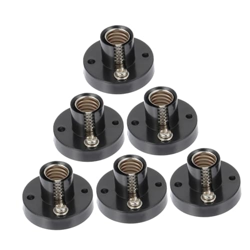 LIFKOME 6Pcs Lamp Base Holder for Electrical Testing Bulb Socket Stand Easy DIY Installation for Physics Experiments and Lighting Needs