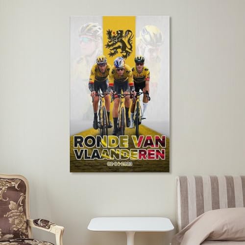 Wout Van Aert impression sur toile SECOLI 50x75 cm décoration murale salon - 7