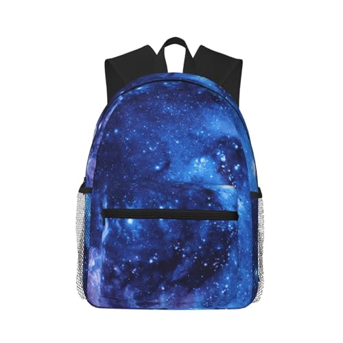 Sac à dos université galaxie bleue imperméable et léger pour le travail