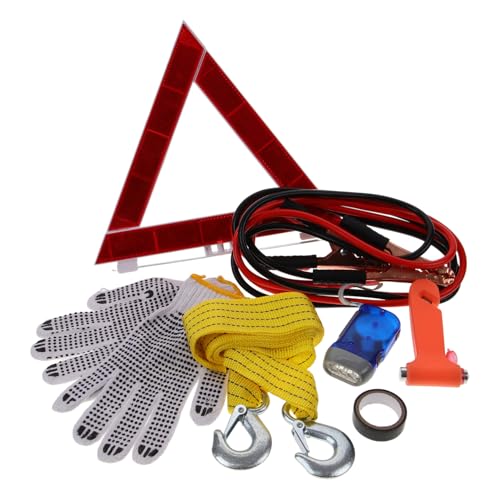 LOLIPPYY Car Roadside Emergency Tool Compact Vehicle Breakdown Kit with Multi Functional Rescue Tools for Automobile Safety and Assistance Portable Car Accessories for Travel and Driving