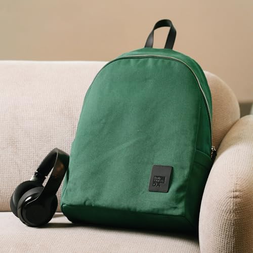 Image of DailyObjects Pedal Everyday Casual Laptop Backpack Compatible with upto 14 inch Laptop | Unisex Travel Backpack | Made of Durable Canvas Material | Zippered Compartments with Pockets