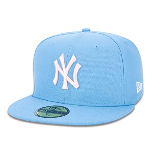 BONE NEW ERA 59FIFTY ABA RETA MLB NEW YORK YANKEES ABA RETA FITTED AZUL FECHADO