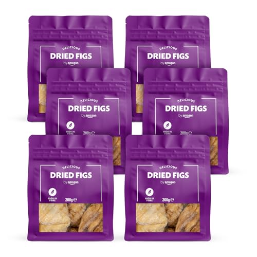 by Amazon Higos secos, 200 g, Paquete de 6