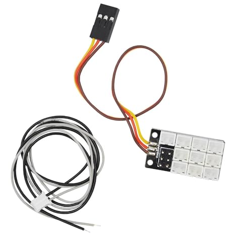 Panel de expansión para iluminación RC con módulo M24 03 y adaptador PH2.0 de 10 canales