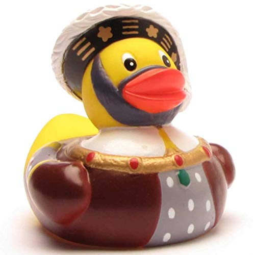 Duckshop I King Henry VIII Bath Duck I Squeaky Duck I L 10.5 cm