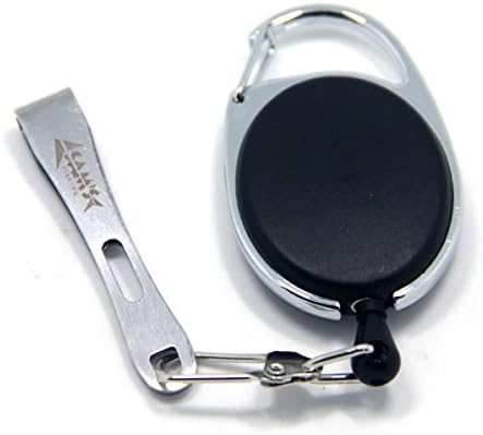 SAMSFXFishing Nipper & Retractor Combo with Stainless Steel Blades and 24" Line Attachment for Any Angler