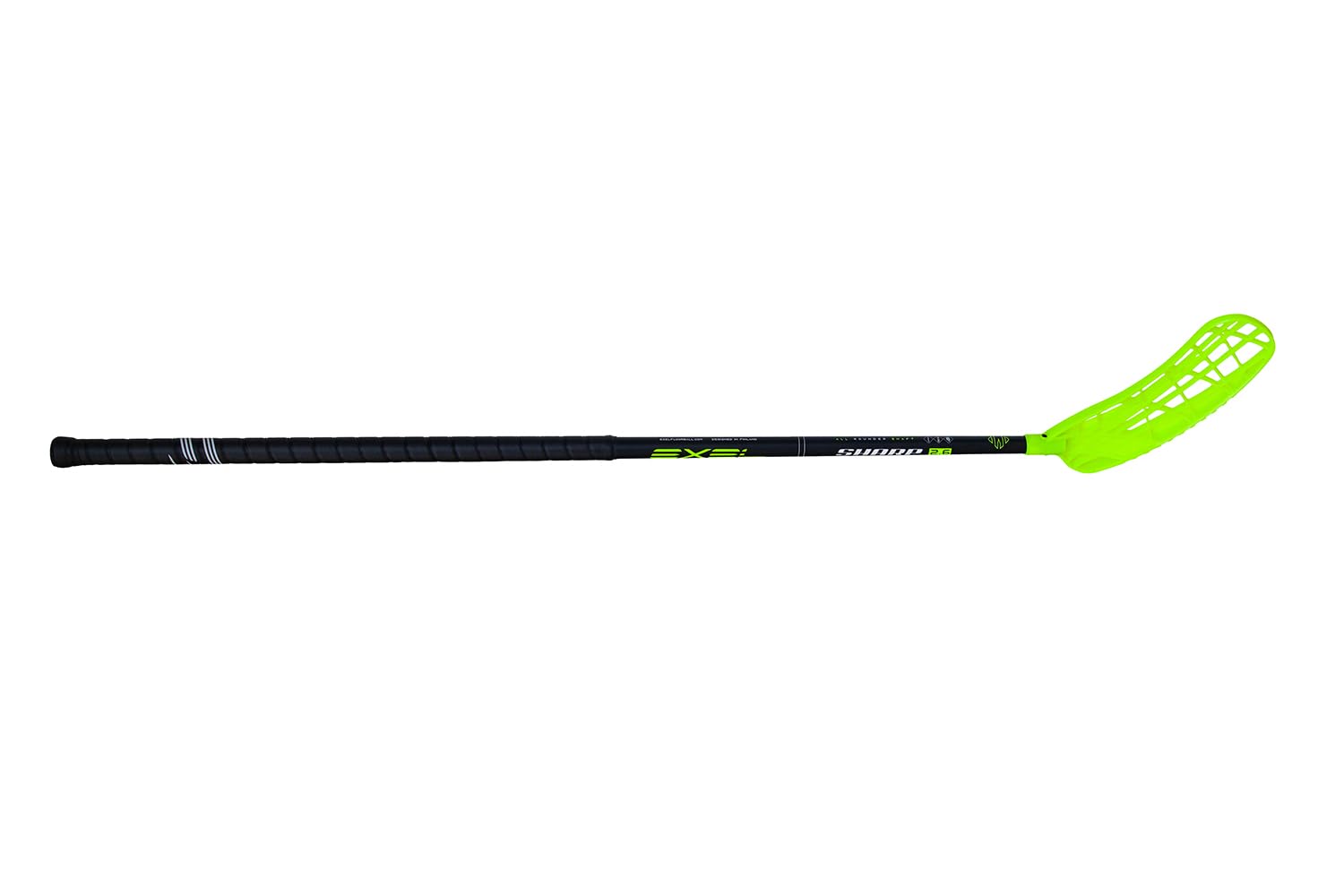 EXEL | Floorball Schläger/Unihockey Stock Sharp, Black, High Level Composite/Glassfibre