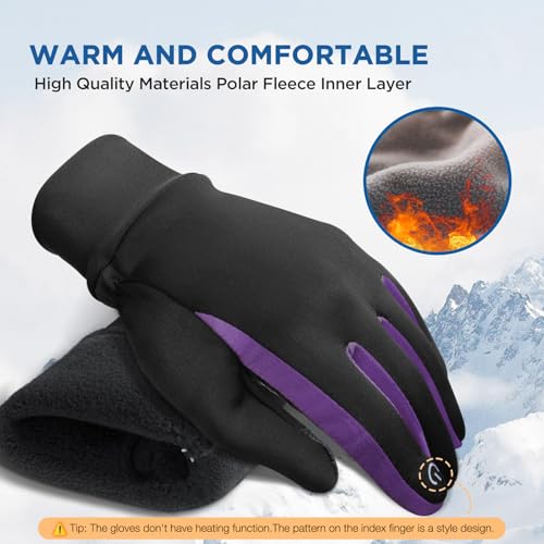 Image of SIMARI Kids Winter Gloves Touchscreen Water-Resistant Warm Thermal for Boy Girl Toddler Cycling Running Ski Snow Cold Weather