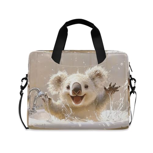 Housse ordinateur 15.6 pouces avec bandoulière et motif koala