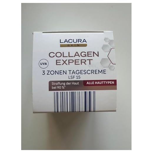 LACURA Collagen 3 Zonen Creme Gesichtscreme mit Hyaluronsäure 50 ml