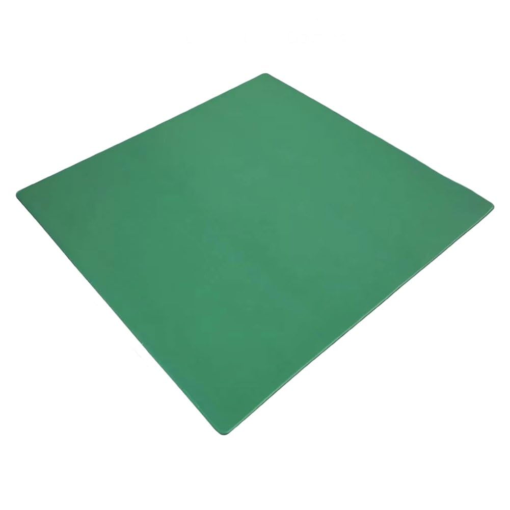 Fituenly Green Mahjong Table Mat, Anti Slip Noise Reducing Felt Cover, Tablecloth For Mahjong Dominoes Poker Card Board Games