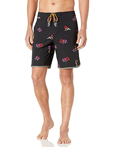 Billabong Men's 73 Lo Tides Boardshort, 4-Way Performance Stretch, 19 Inch Outseam