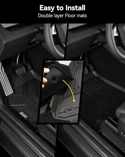Image of 3W Floor Mats Metal Pedal for 2025 2026 Tesla Model Y Juniper Only Standard