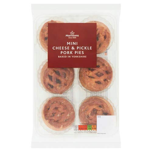 Morrisons Mini Pork Cheese & Pickle Pies 6 pack