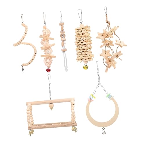 KESYOO 1Set Parrot Entertainment Durable Bird Swing Plaything for Parrots Lightweight Chewing Present for Pet Bird Owners Engaging Playtime for Parrots