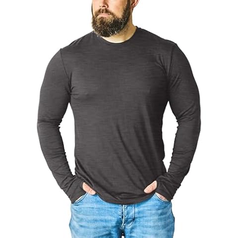 Merino 365 OG Longsleeve with Thumbloops, Mid-Weight, 230 GSM, 100% NZ Merino, Small, Charcoal Cover