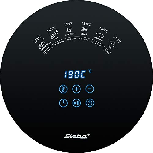 Steba Heißluft-Fritteuse, Gesunde Zubereitung mit bis zu 80% weniger Fett, Frittieren, Backen und Grillen mit einem Gerät, Heißluft Technologie, 3,5 Liter Volumen, HF 1000 – Bild 5