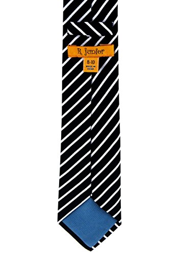 Retreez Thin Regimental Striped Woven Boy's Tie - 8-10 years3