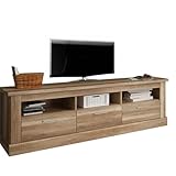 Homey - Mueble de TV Moderno Modelo Diana, Medidas: 57cm (Alto) x 180cm (Ancho) x 42cm (Fondo)
