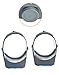 QWORK Headband Magnifier, Double Optical Lens Head-Mounted Reading Magnifier Hands Free Jeweler Loupe, 4 Replaceable Lenses for Reading, Repair (1.5X,2.0X,2.5X,3.5X)