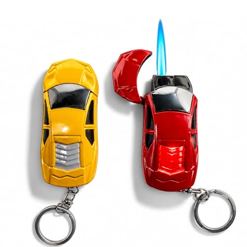 Encendedores deportivos en forma de auto, pack 2 miniatura 2