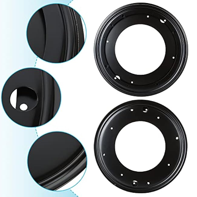 4Pack 12inch Lazy Susan Hardware, 5/16¡± Thick Turntable Bearings, 1000lbs Rotating Bearing Plate Heavy Duty for Rotating Table, Book Case, Serving Tray,DVD Tower, Corner Shelves, Shoe Rack