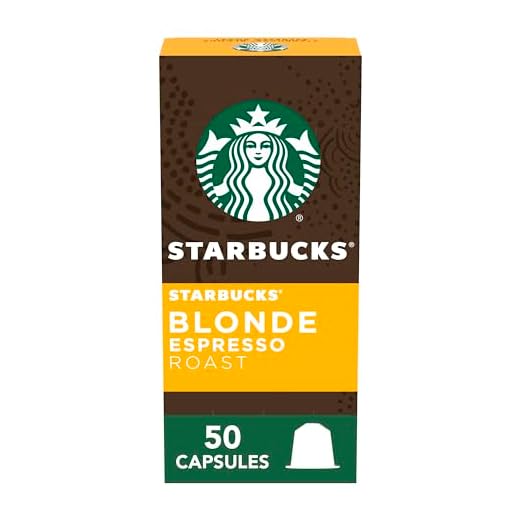 Starbucks by Nespresso Blonde Roast Espresso (50-count single serve capsules, compatible with Nespresso Original Line System)