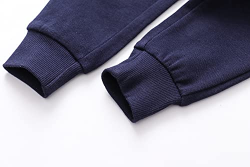 Image of Little Boys Jogger Pants Toddler Boys' Drawstring Elastic Waist Cotton Casual Sweatpants 1PC / 2 PCS Set