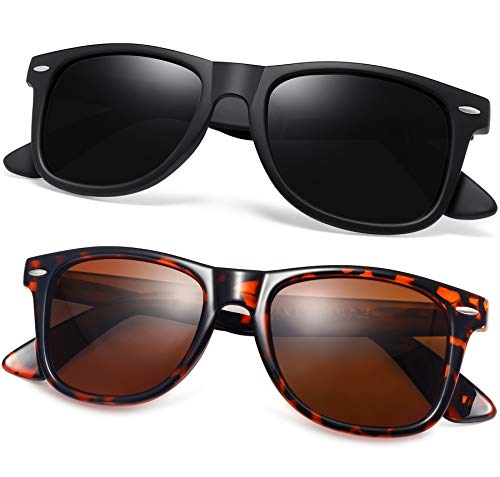 Image of Joopin Square Sunglasses Polarized UV400 Designer Sun Glasses Men Women | Oversized, Plastic Frame, Retro, Vintage, Unisex, Trendy Shades for Driving, Party, Fishing, Business, Costume