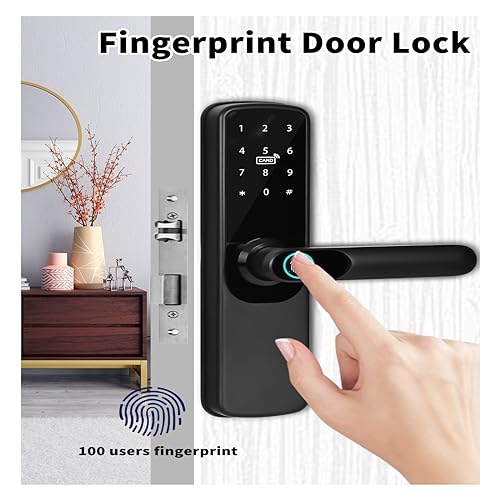 Serrure de porte intelligente Tuya WiFi pour sécuriser votre maison - 3