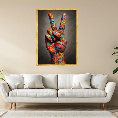 Tableau sur toile moderne grand format 60x90cm impression haute définition - 2