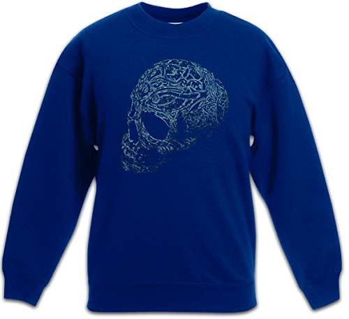 Pullover sweat-shirt enfant chaud et résistant avec motif crâne