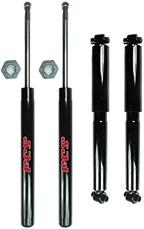FCS Front Strut Cartridges & Rear Shock Absorbers Kit For Volvo 740 760 940 960 Except Nivomat Rear Suspension