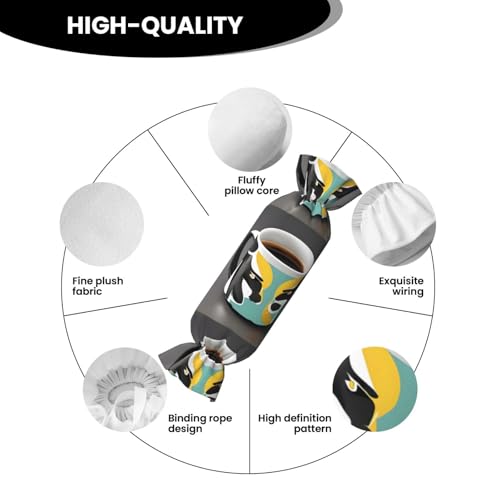 Almohada de espuma viscoelástica negra tamaño único miniatura 5