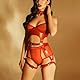 AMZII Punk Harness Damen Leder Brustgurte mit Halsband Frauen Sex,BDSMs Dessous Damen Sexy Unterwäsche Frauen Sexy Set,Einstellbare Gothic Kleidung Frau Reizwäsche Fetisch Lingerie (Rot 1)