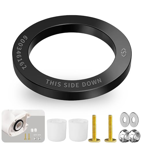 Image of RV Toilet Seal Replacement 385311652 Compatible with Dometic 300 310 320 RV Toilets, RV Toilet Floor Flange Seal Kit with Mounting Hardware, Camper RV Toilet Replacement Parts