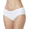 Warner's Womens No Pinches No Problems Hipster Panty 4-Pack, Medium, Beige/Animal Swirl Print/White/Pink