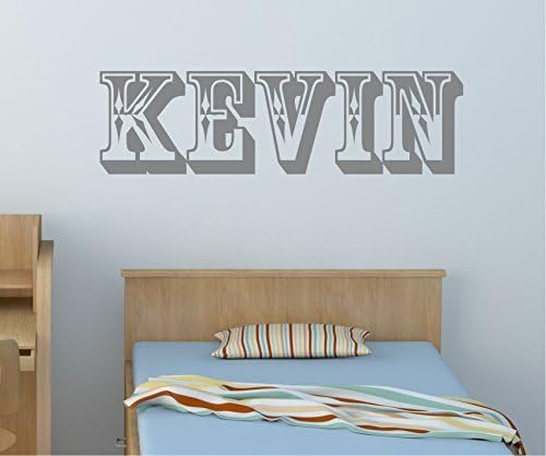 Vinilo decorativo personalizado nombre niño 28" ancho miniatura 5