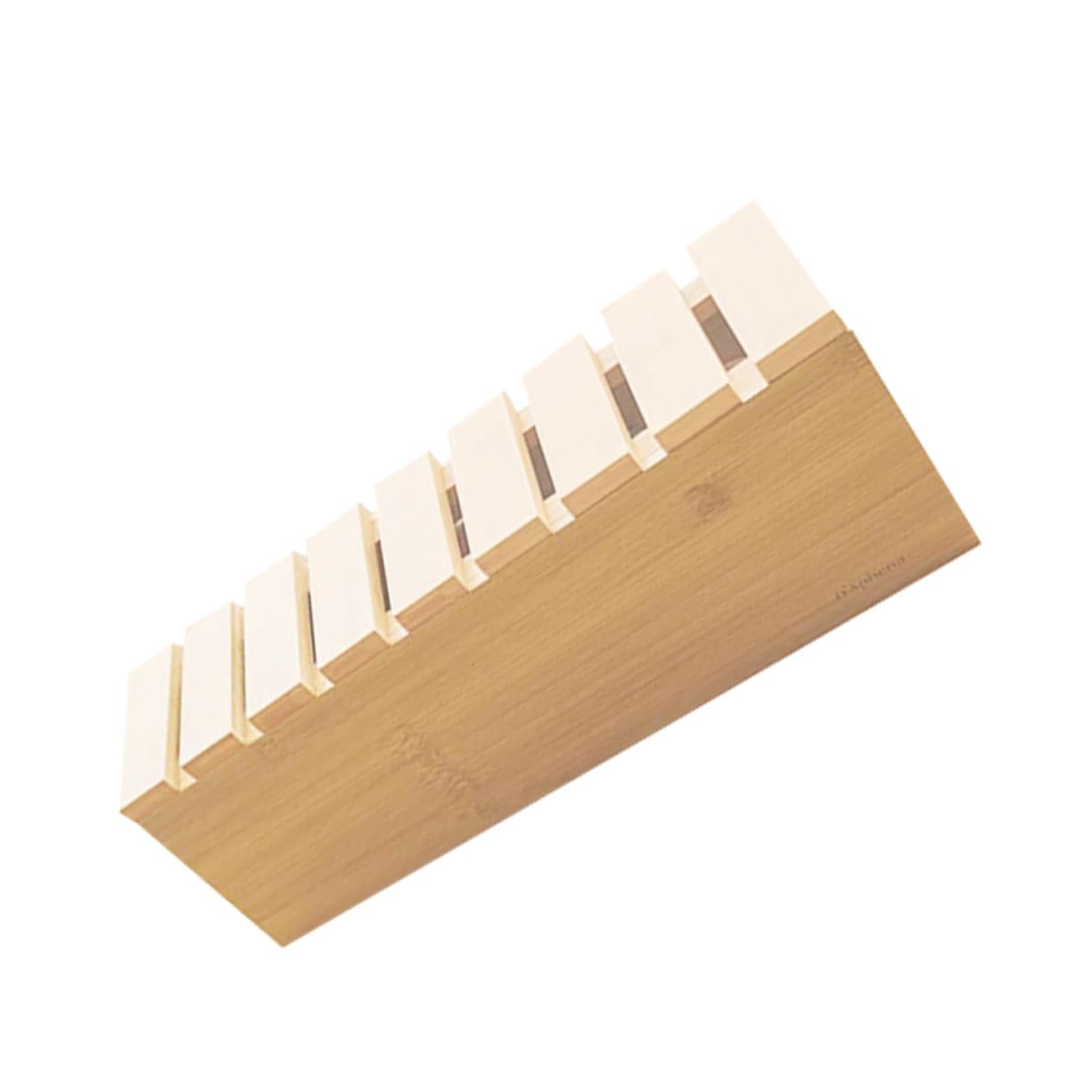 Organizer da Scrivania in Legno Beige con Supporto Telefono | Gestione Cavi Integrata, Scatola per Multipresa, Design Elegante per Ufficio e Studio Domestico