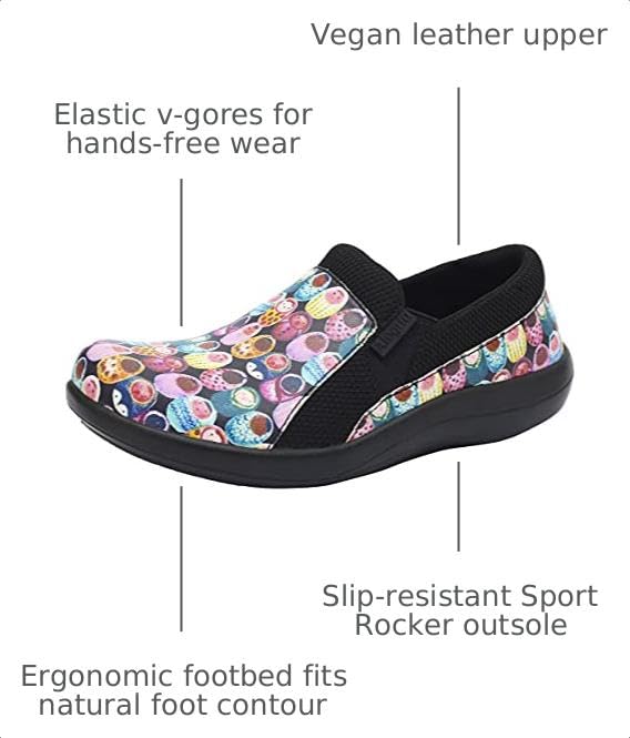 Image of Alegria Women's Duette Professional Slip On All-Day Comfort Shoes