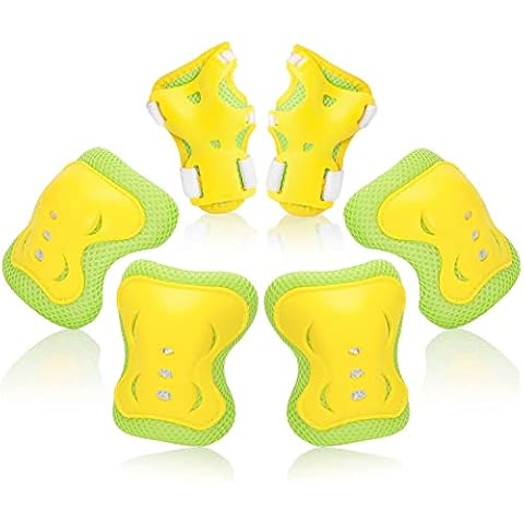 RUNDONG Youth/KidsKnee Pads Elbow Pads Wrist Guards Protective Gear Set for Child Roller Skates, Cycling, Inline Skating, Scooter Skateboard, BMX Bike, Riding, and Multiple Outdoor Sports Activities Cover