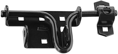 National Mfg N165506 Slide/Sliding Bolt Door/Gate Latch, Satin Black