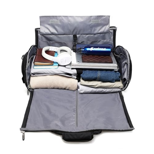 Suit Storage Bag Garment Bag Convertible Suit Duffle Bag with Shoes Duffel Bag for Travel, Business4