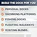 Eagle Float Dock Floats, Dock Flotation, EPS Foam-Filled, Extra Strong Virgin HDPE Shell, Waterproof and UV Resistant, 15-Year Manufacturer Warranty, Floating Dock (2'x4'x14-460 lbs.)