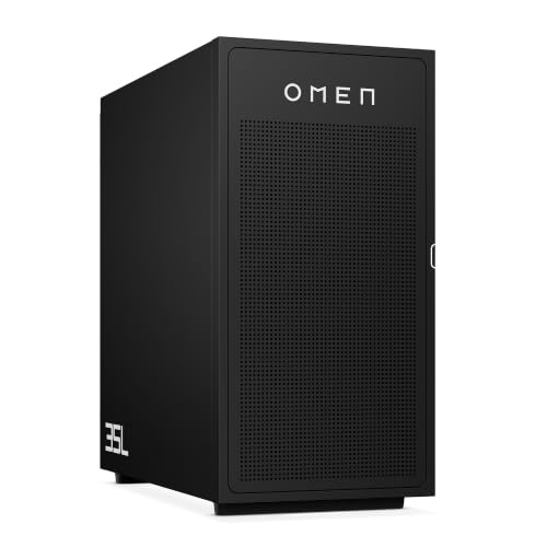 Image of HP Omen 35L Gaming Desktop, AMD Ryzen 7 7800X3D, 16GB NVIDIA GeForce RTX 5060 Ti (32 GB DDR5, 1TB SSD) Win11, M365 Basic(1yr)*MSO 2024, Black Stealth, 14.5kg, GT17-0002in