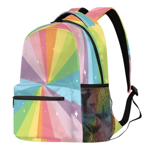 Sac à dos coloré pour homme et femme 21 L, design ergonomique avec port USB